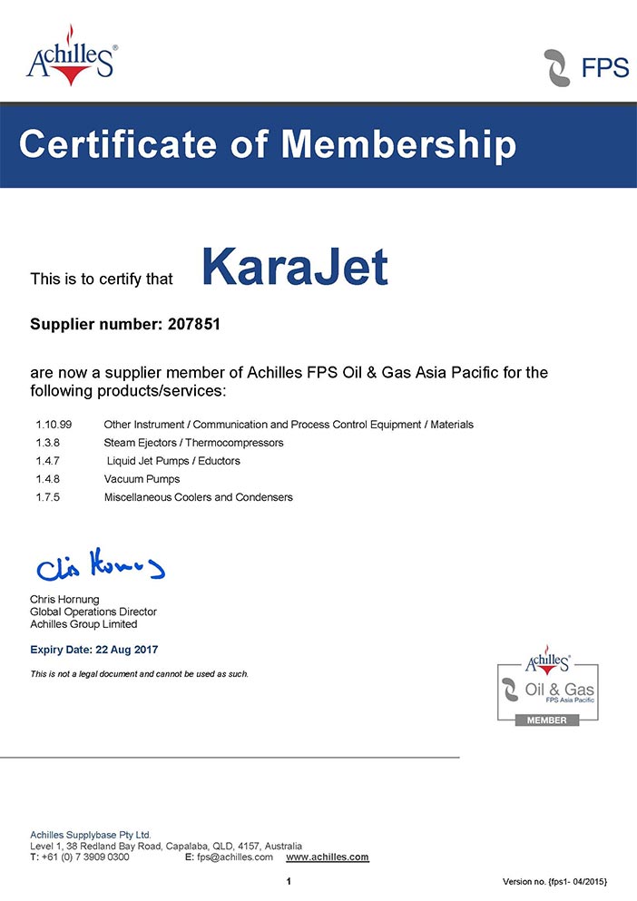 207851 fps certificate
